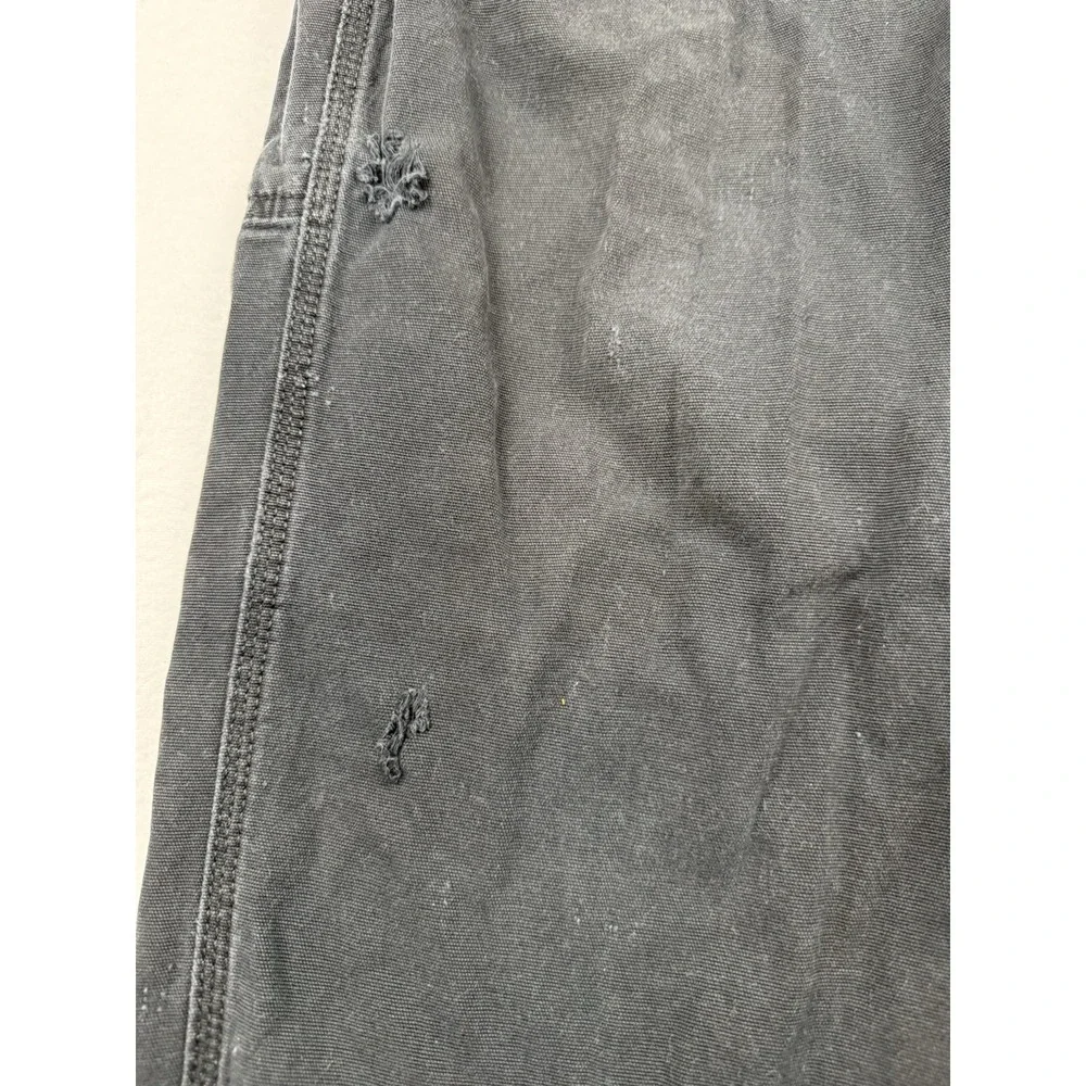 Carhartt Carpenter Rugged Flex Work Pants Black Destroyed Size 32x32 BN2281-M